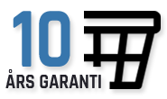 10 års garanti mod brud